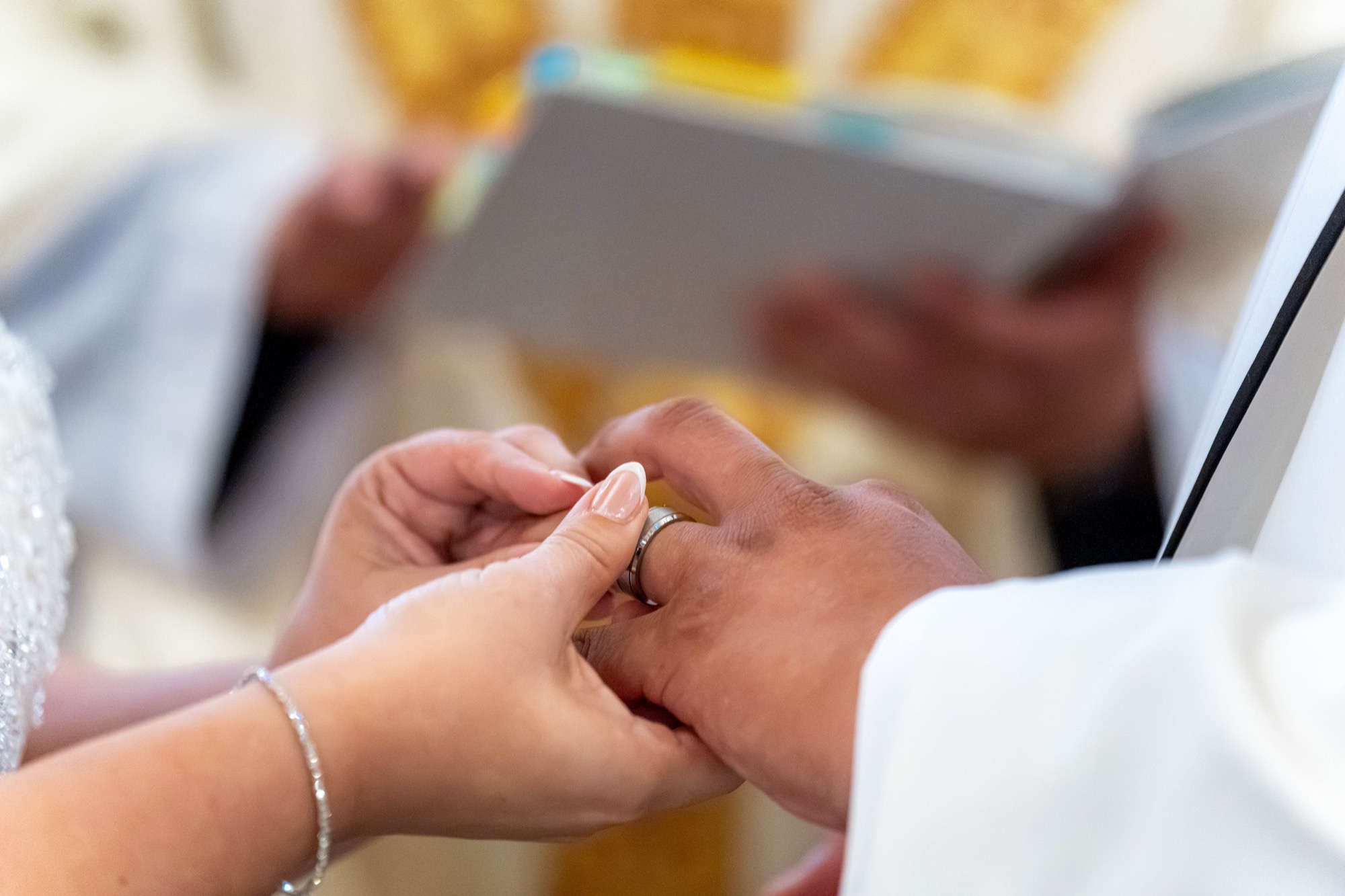 St. Vincent de Paul Church & Robledo Barn wedding photo